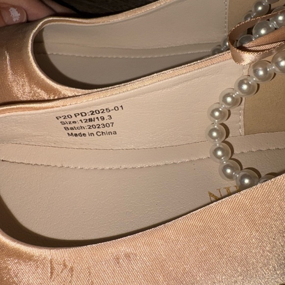 Flower girl/ballet flats - Picture 4 of 5